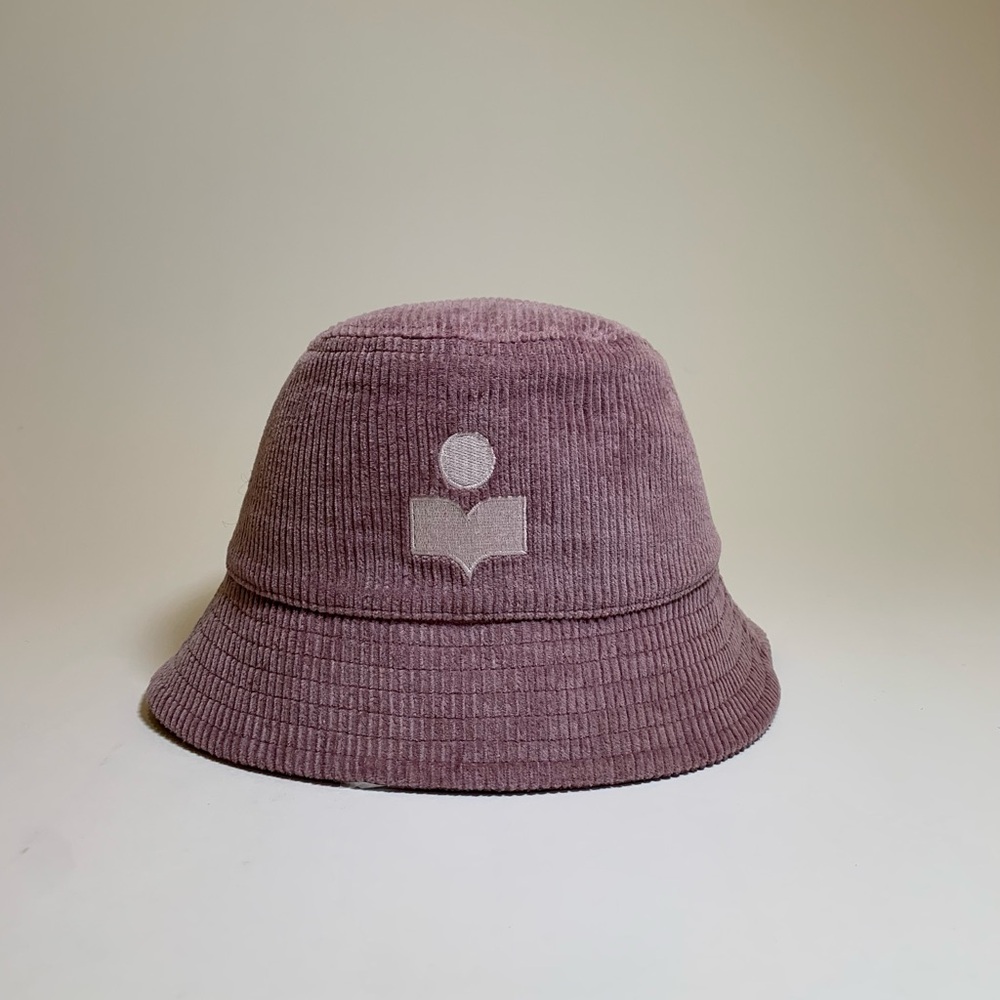 Isabel Marant Lavender Corduroy Bucket Hat
